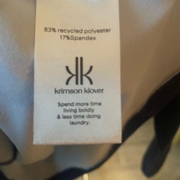 S 🔖 KRIMSON KLOVER STARGAZE 1/4 ZIP BASE LAYER TOP WOMEN'S Navy Blue - Picture 9 of 9